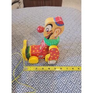Fisher Price Squeaky The Clown Pull Toy in original box